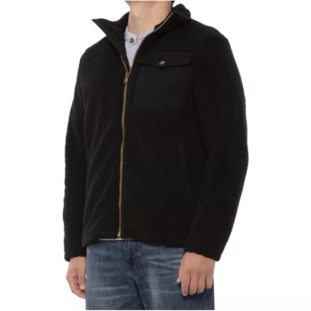 Pendleton River Rock Sherpa Jacket Fleece Black New Size S